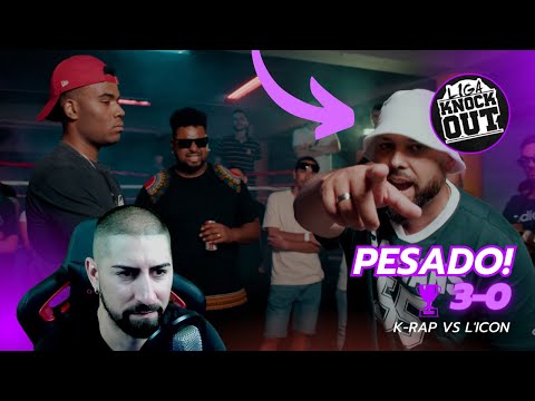 Possessivo reage a K-RAP VS L'ICON | ACADEMIA KNOCK OUT
