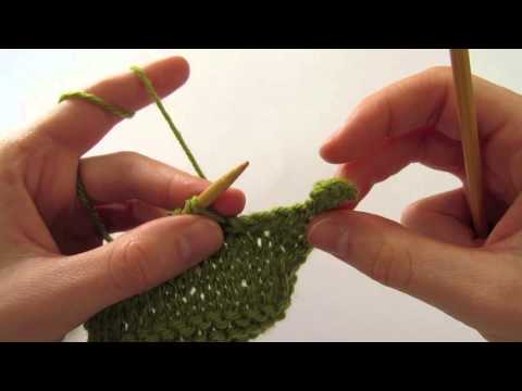 Wie man den Picot-Abkettrand strickt (für den Sunray Shawl von dunkelgrün)