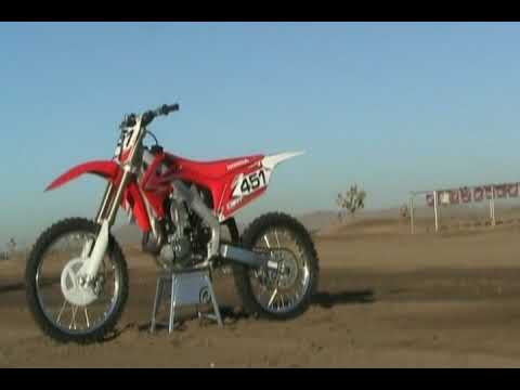2010 Honda CRF 450R First Test Review Video