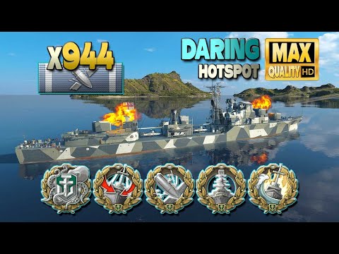 Destroyer Daring: DAKKA for win - World of Warships