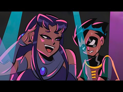 Robin and Blackfire — What Is Going On? | Teen Titans Comic dub