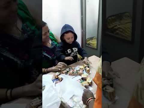 Chocolate distribution by baby jiyaan