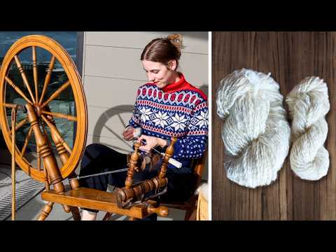 From Sheep to Luxury Yarn: Spinning my first Wool!