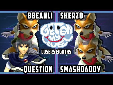 GOML 2022 Top 8 - Skerzo & Smashdaddy Vs. bbeanLI & Question - SSBM Melee Tournament