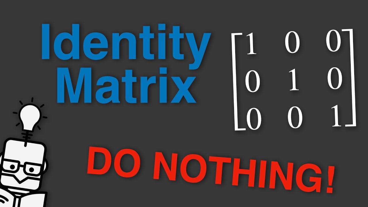 The Identity Matrix - Explained