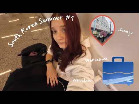 Pierwszy dzień w Korei! Z Polski do Jeonju 🇰🇷 vlog #1