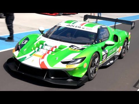 Ferrari 296 Challenge Pure Sound at Balaton Park Circuit