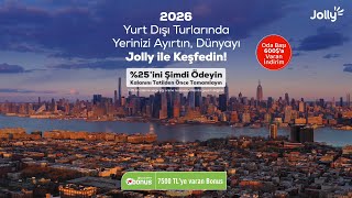 🌍✈️ 2026 Yurt Dışı Turları ile dünyayı Jolly’le keşfetmeye hazır mısın