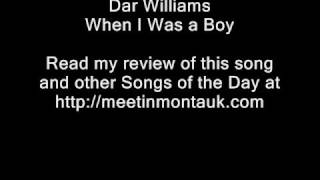 Dar Williams - When I Was a Boy