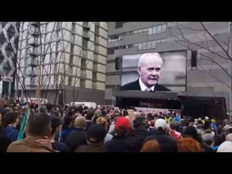 Lucy Brown's involvement helping Tommy Robinson - Panodrama footage