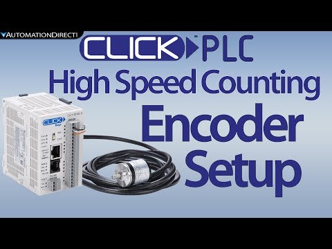 CLICK PLC High Speed Counter (HSC) Encoder Setup from AutomationDirect