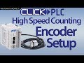 CLICK PLC High Speed Counter HSC Encoder Setup From AutomationDirect
