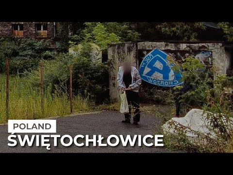 【4K】Walking in a Poor Neighborhood in Poland, Świętochłowice