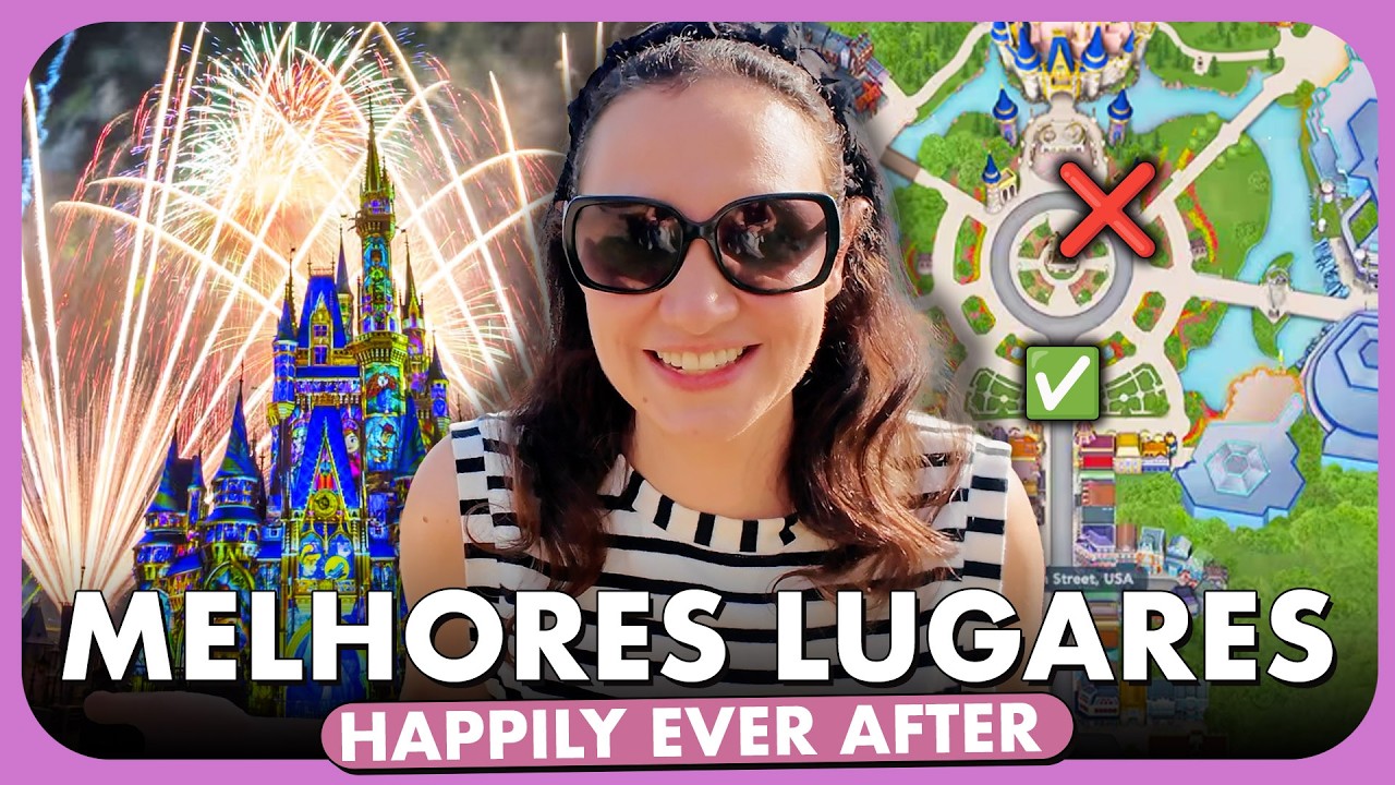 BEST AND WORST PLACES TO WATCH THE MAGIC KINGDOM FIREWORKS SHOW!