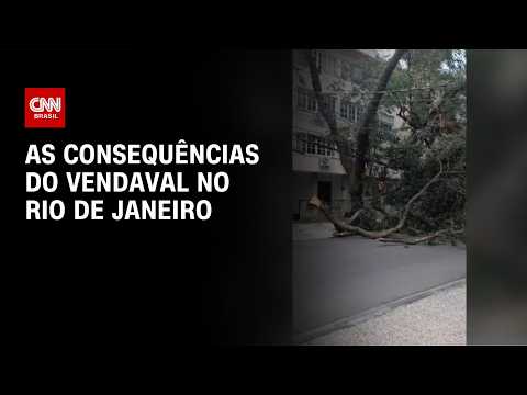 Rio de Janeiro avalia estragos após vendaval causar apagão e mortes | CNN NOVO DIA