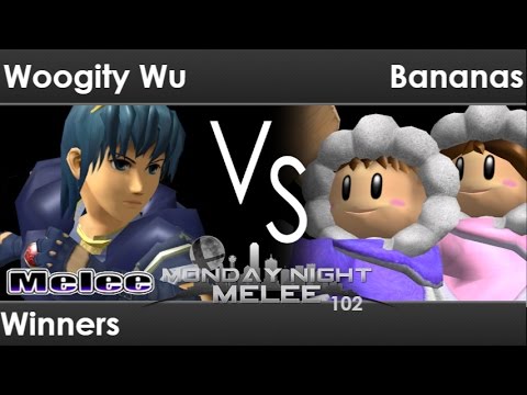 MNM 102 - Woogity Wu (Marth) vs SWG | Bananas (ICs) Winners - Melee