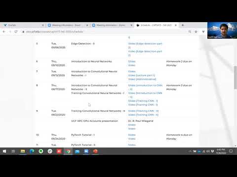 CAP5415 Lecture 9 [Administrative] - Fall 2020