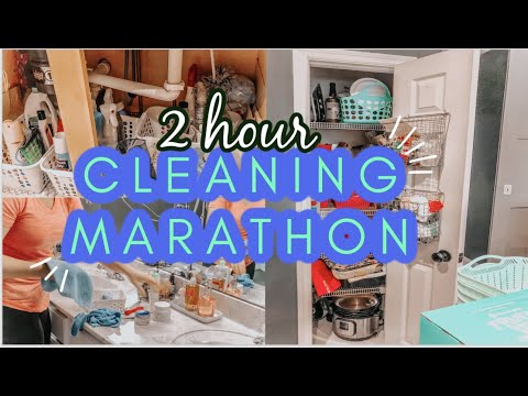 ✨2021 EXTREME CLEAN WITH ME MARATHON | OVER 2 HOURS OF CLEANING, ORGANIZATION,  & DECLUTTERING