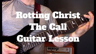 Rotting Christ - The Call Guitar Lesson