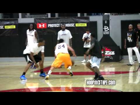 Austin Rivers Crosses Up John Wall! Interview And Highlights Against Pro's