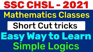 SSC CHSL-2021 Maths Online Classes in Telugu