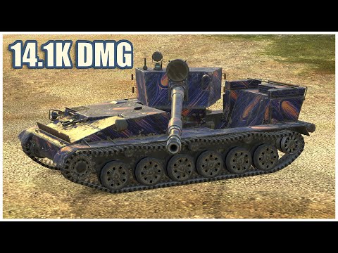 SU-130PM • 14.1K DMG 10 KILLS • Uprising Mode WoT Blitz