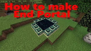 How to make an End Portal in Minecraft 1.18.2