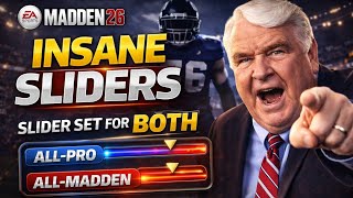 New REALISTIC sliders for Madden 26 