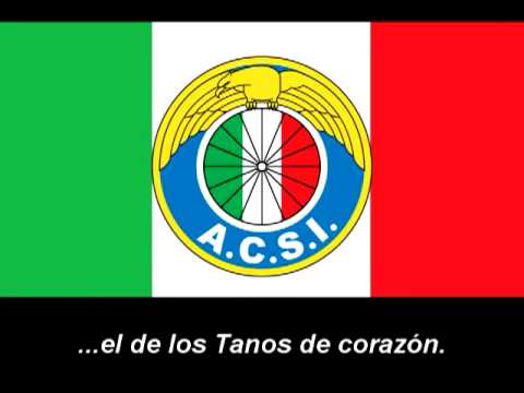 "Tano de corazon" Barra: Los Tanos &bull; Club: Audax Italiano