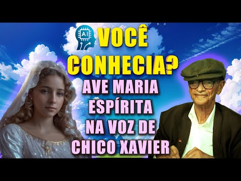 AVE MARIA ESPÍRITA NA VOZ DE CHICO XAVIER! (VOZ REIMAGINADA POR IA)