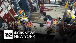 Bronx deli armed robbery caught on camera as police look for suspect