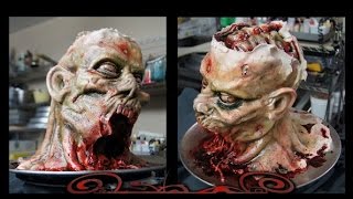 How to make a zombie cake ! Dying Light كيف تقوم بعمل تورتة زومبى في