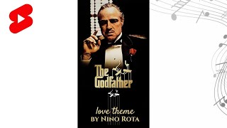 Godfather love theme by Nino Rota violin lesson #shorts