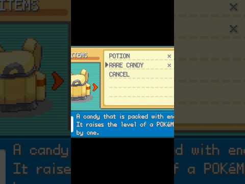 Pokemon Fire Rare Candy Cheat