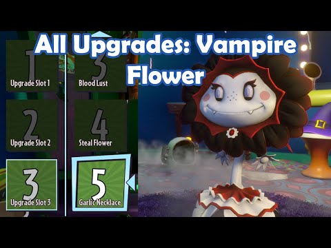 All Upgrades: Vampire Flower - Loads of Variants PvZ Gw2 Mod