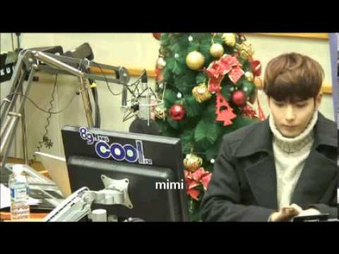 131226 Sukira Cut - Ryeowook hiding when applying lipbalm