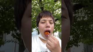 からあげクンとろーり濃厚チーズ食べる！
