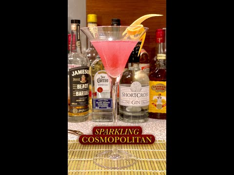 Sparkling Cosmopolitan Tutorial | 90 seconds!