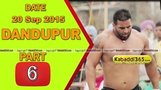 (1) Dandupur (Kapurthala) Kabaddi Touranament 20 Sep 2015