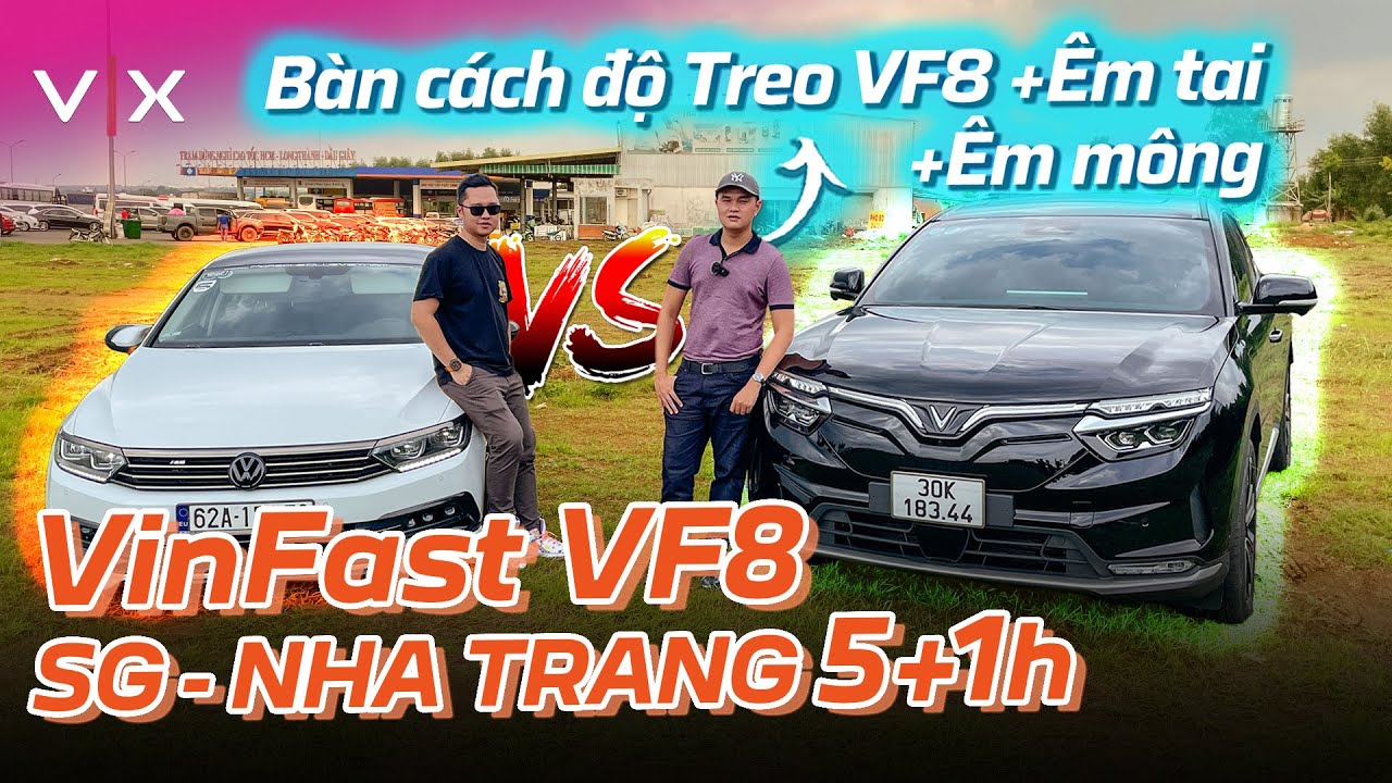 Tour "Bạo lực" SG - Nha Trang 5+1 tiếng chỉ 1 lần sạc với VinFast VF8 | Vlog Xe