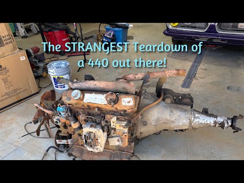 The Bus 440 Purchase Turned Crime Scene Teardown #mopar #engineblock #motorhome