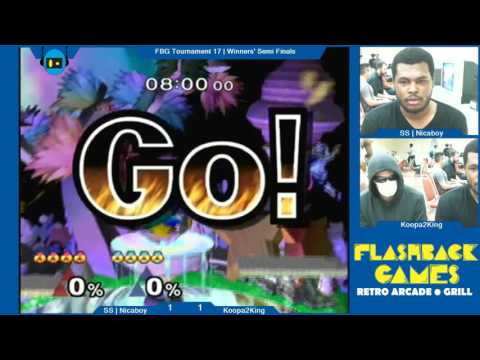Flashback Games Presents: Tournament 17 - Nicaboy (Shiek) Vs. Koopa2King (Sheik) Winners Semis