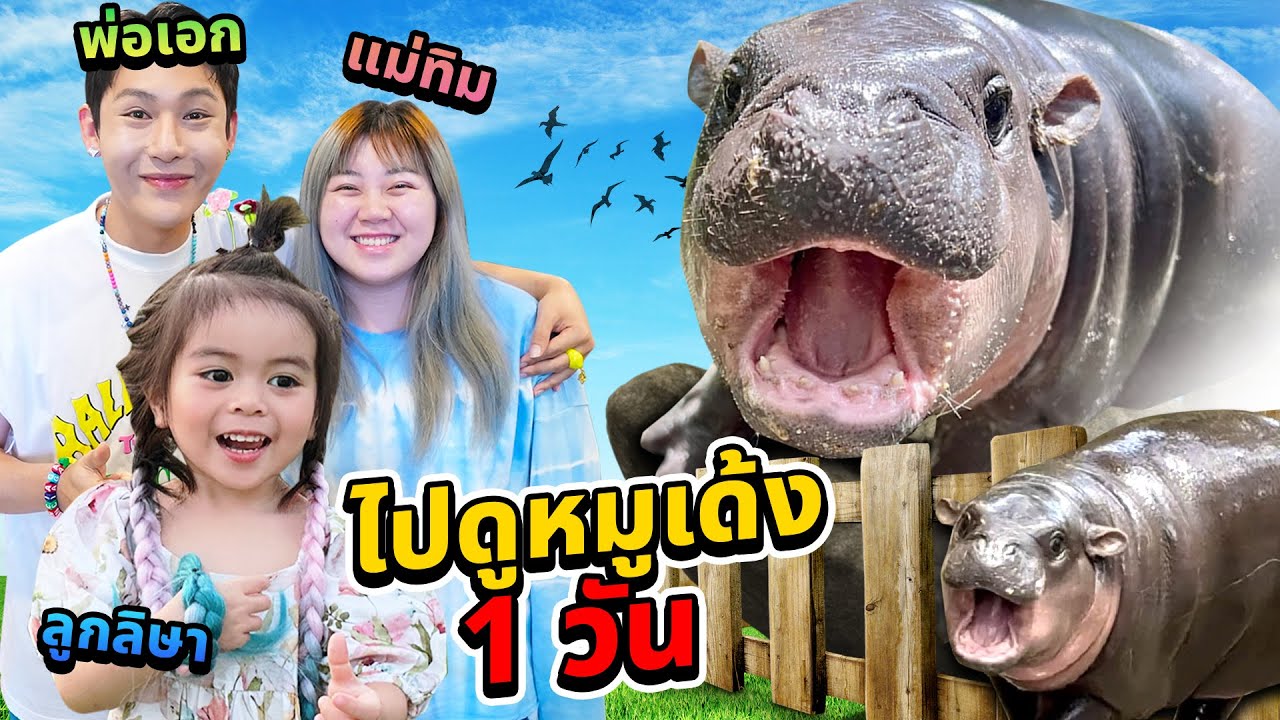 เป็นพ่อแม่เลี้ยงลิษา 1 วัน!! พาไปดูน้องหมูเด้ง (เดินทาง 2 ชั่วโมงเพื่อหมูเด้ง)