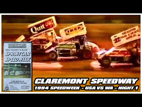 1994 USA VS WA SPEEDWEEK - Part 1 - Don Kreitz / Shane Carson / Mike Sweeney / Ron Krikke