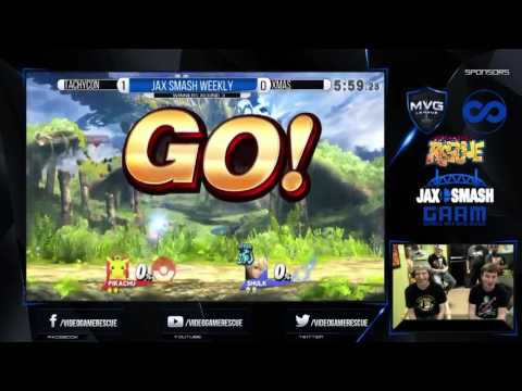 Jax Smash Weekly 3/10/16 - Tachyon(Pikachu) Vs. Xmas(Shulk) WS