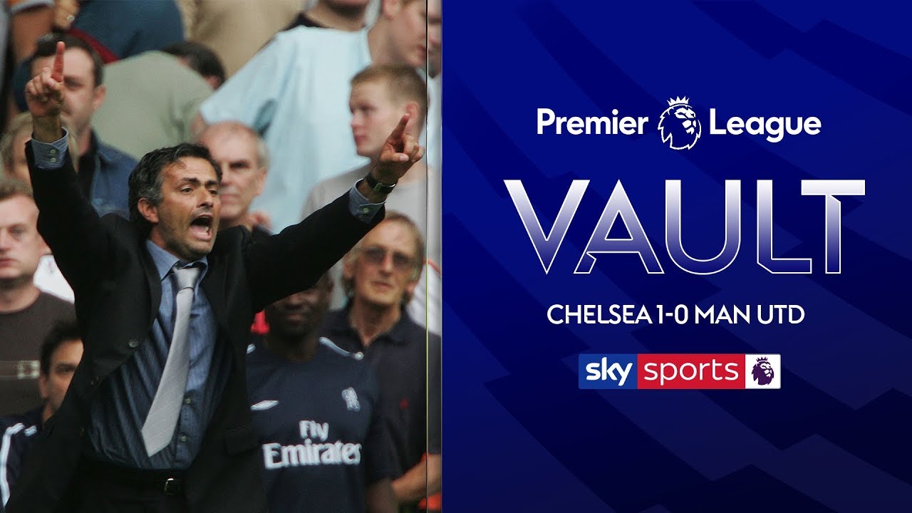 Mourinho wins first game in charge! | Chelsea 1-0 Man Utd | 15th August 04' | Premier League Vault