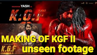 KGF II BEHIND THE WORLD 😱🤬//UNSEEN FOOTAGES//#love#bollywood #review#yash#kgf#entertainment#youtube