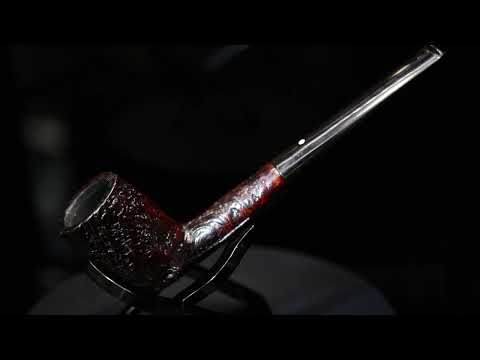 1959 DUNHILL SHELL BRIAR 104 GROUP 4 SANDBLASTED BILLIARD Estate PIPE