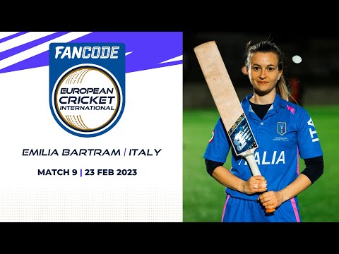 POTM: E.Bartram - ND-W vs ITA-W | Highlights | FanCode ECIW Gibraltar | Gibraltar 2023 | ECI23.016