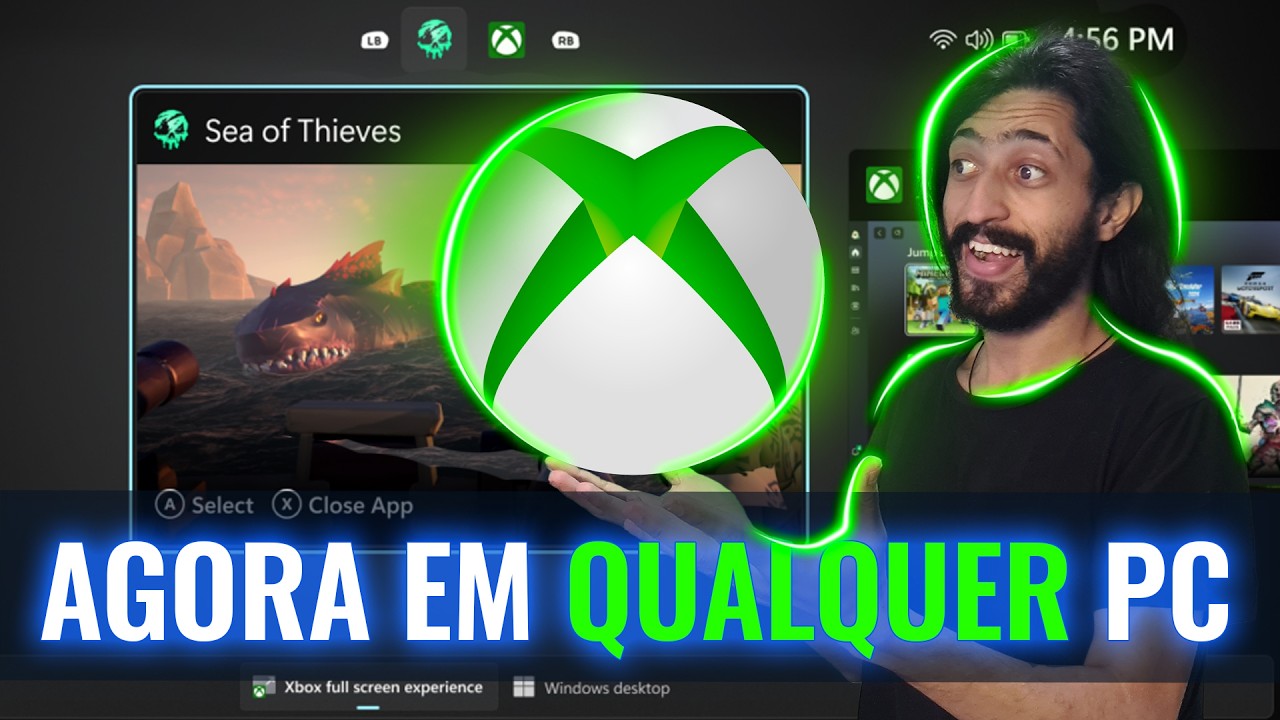 CHEGOU! Testes do Modo Xbox para PCs comuns começa oficialmente!